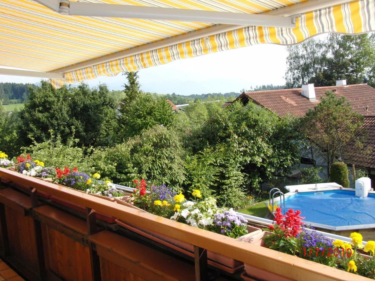 Ferienwohnung Ausblick Weißensberg Exteriér fotografie